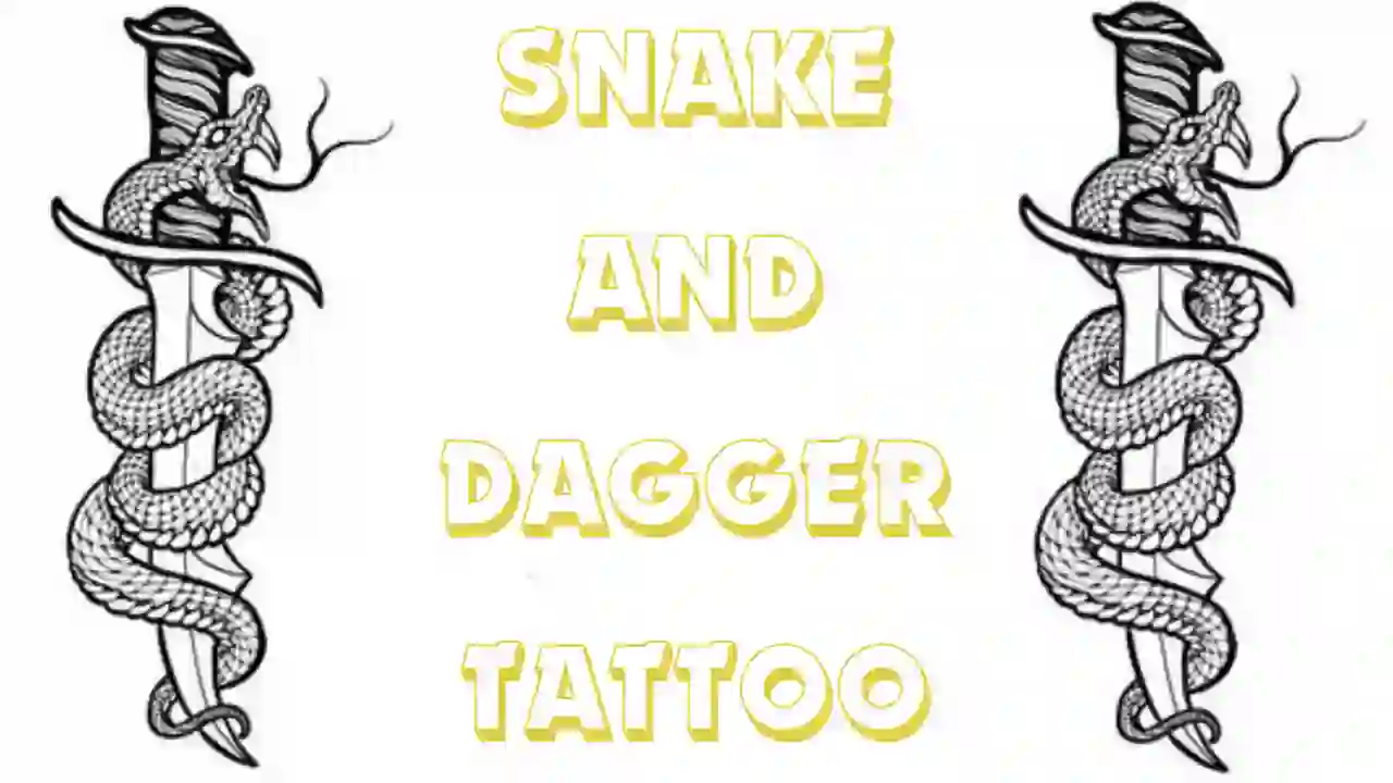 Snake and Dagger tattoo
