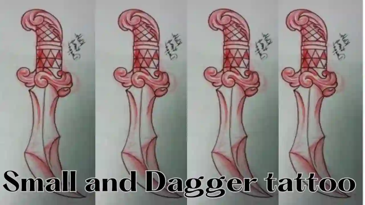 Small and Dagger tattoo